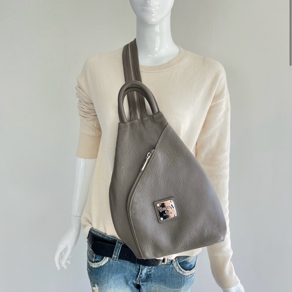 Valentina Italia Crossbody Bag Backpack gray
